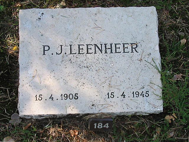 Afbeelding van graf of monument van Pieter Johannes Leenheer