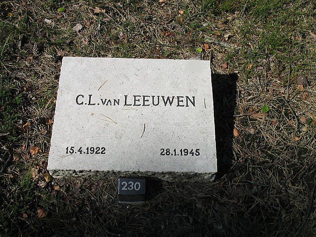 Afbeelding van graf of monument van Carel Lodewijk van Leeuwen