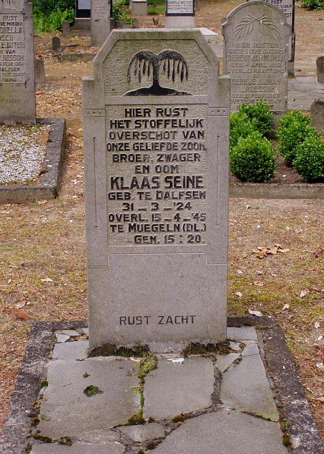 Afbeelding van graf of monument van Klaas Seine