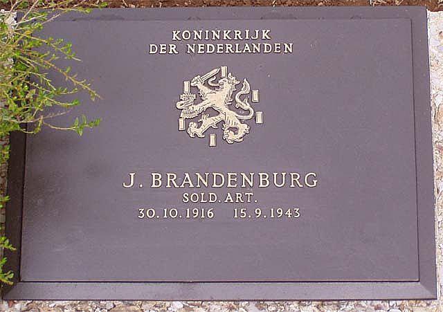 Afbeelding van graf of monument van Johannes Brandenburg