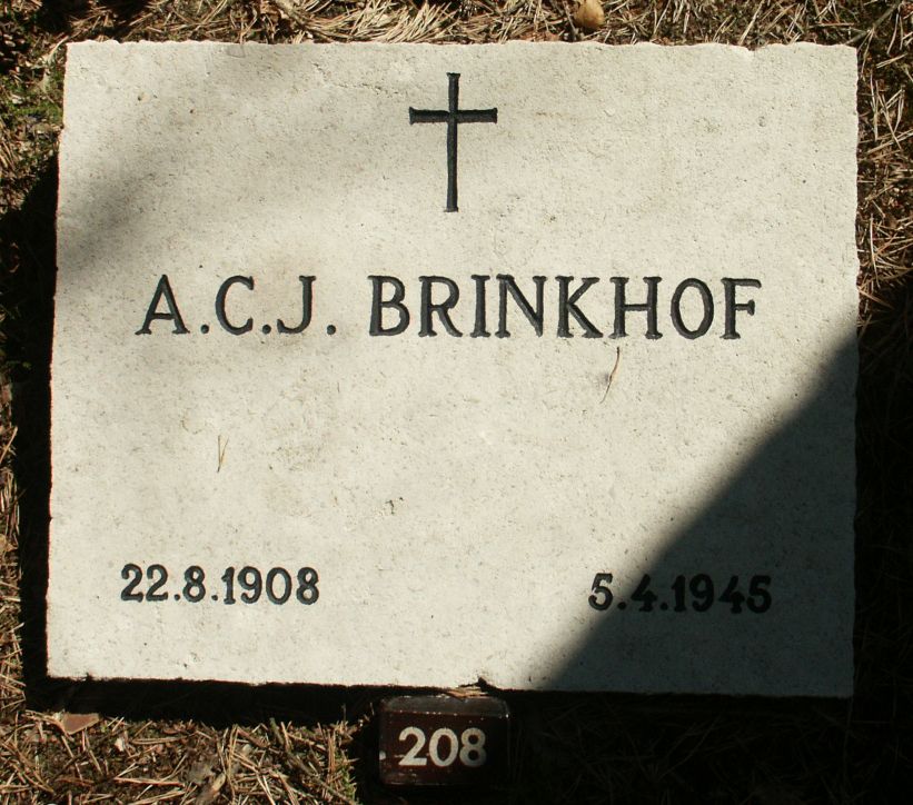 Afbeelding van graf of monument van Antonius Cornelis Joseph Brinkhof