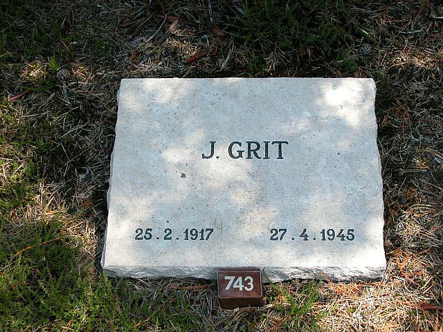 Afbeelding van graf of monument van Johannes Grit
