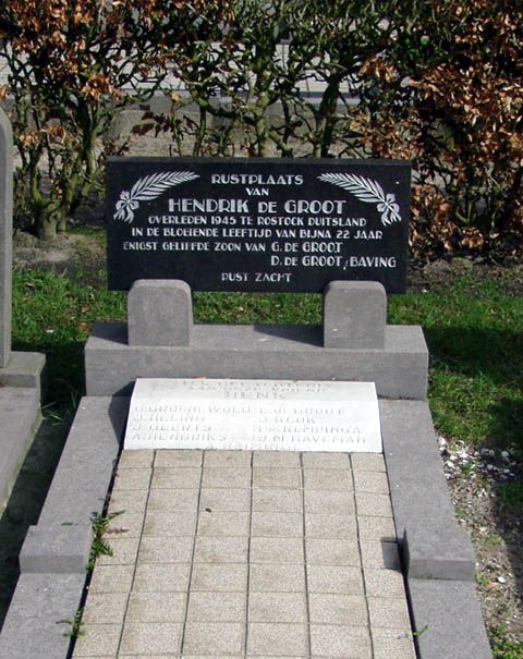 Afbeelding van graf of monument van Hendrik de Groot