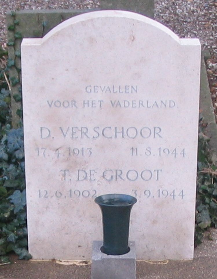 Afbeelding van graf of monument van Teunis de Groot