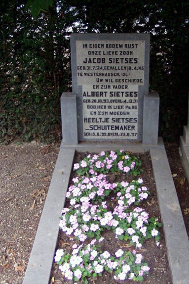 Afbeelding van graf of monument van Jacob Sietses