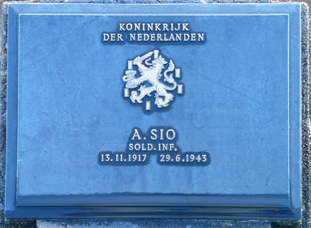 Afbeelding van graf of monument van Antonius Sio