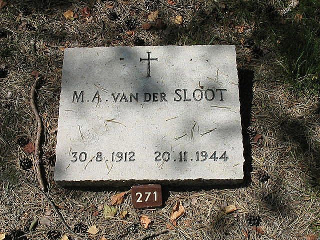 Afbeelding van graf of monument van Martinus Antonius van der Sloot