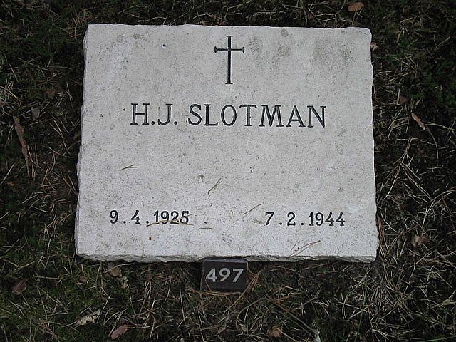 Afbeelding van graf of monument van Hendrik Jozef Slotman