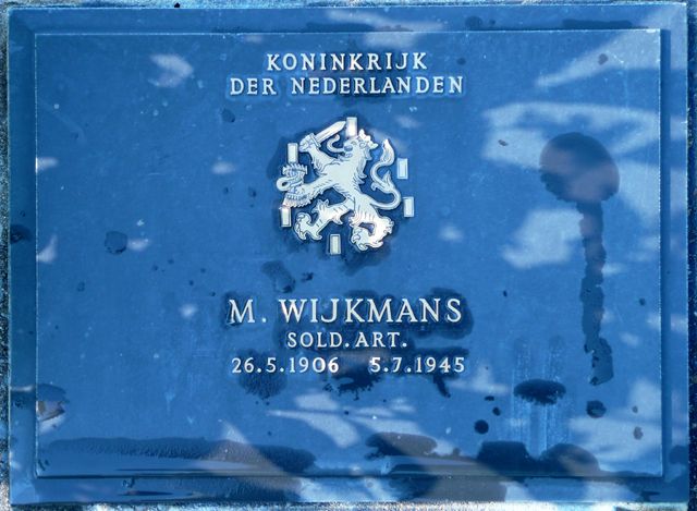Afbeelding van graf of monument van Martinus Wijkmans