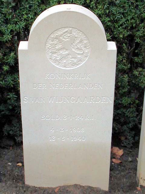 Afbeelding van graf of monument van Sabe van Wijngaarden