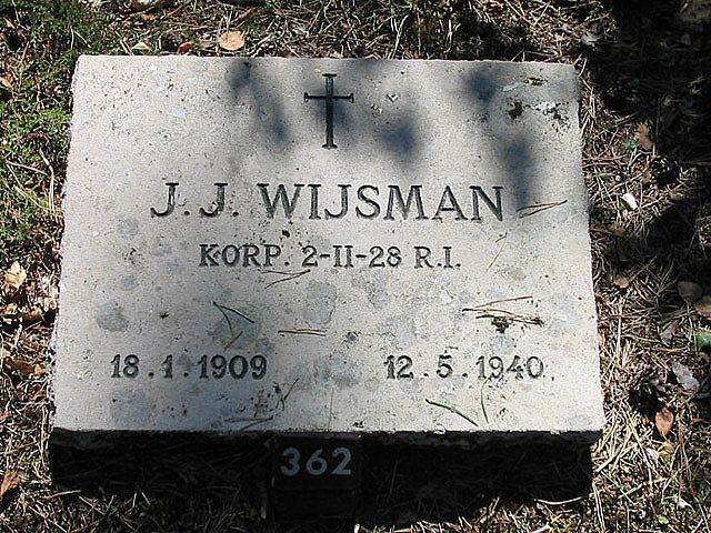 Afbeelding van graf of monument van Johannes Jacobus Wijsman