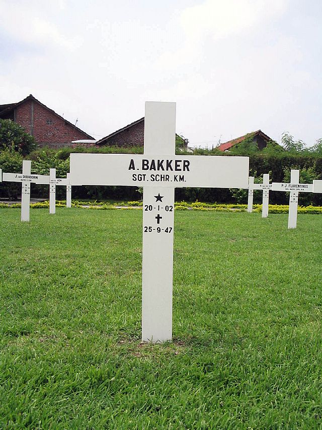 Afbeelding van graf of monument van Andries Bakker