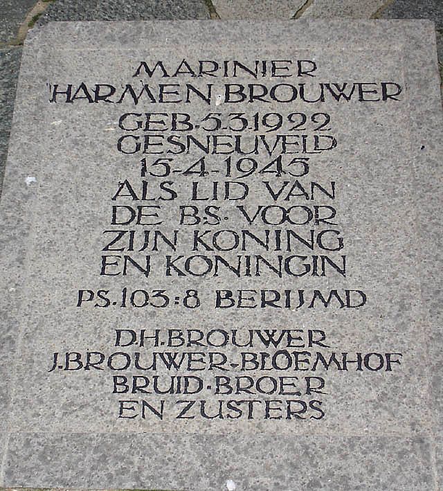Afbeelding van graf of monument van Harmen Brouwer