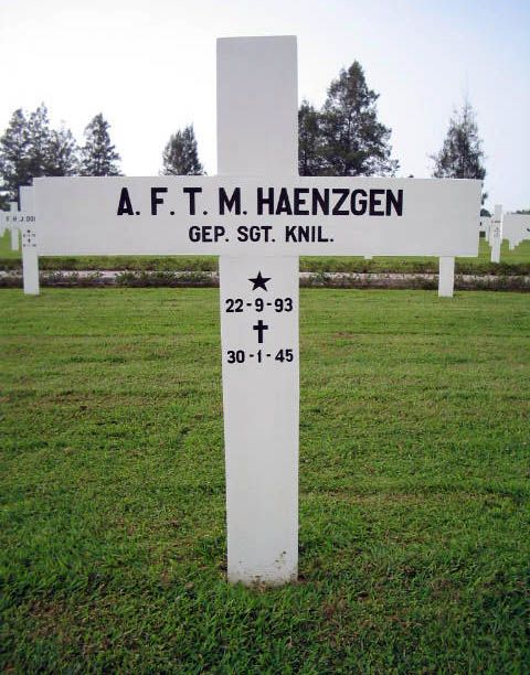 Afbeelding van graf of monument van August François Theodor Marie Haenzgen