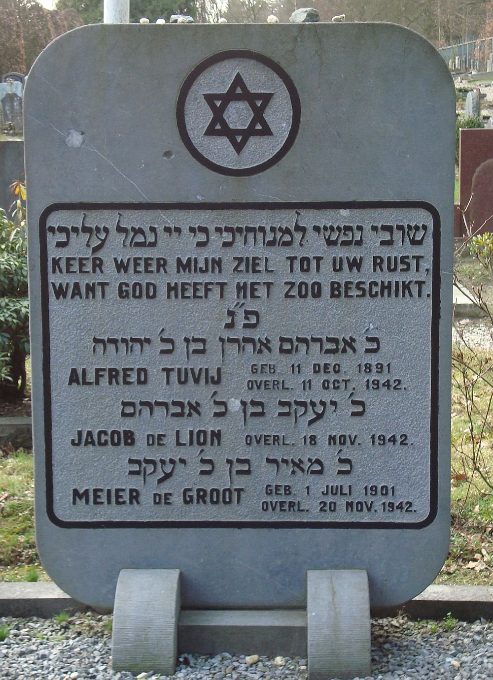 Afbeelding van graf of monument van Jacob de Leon