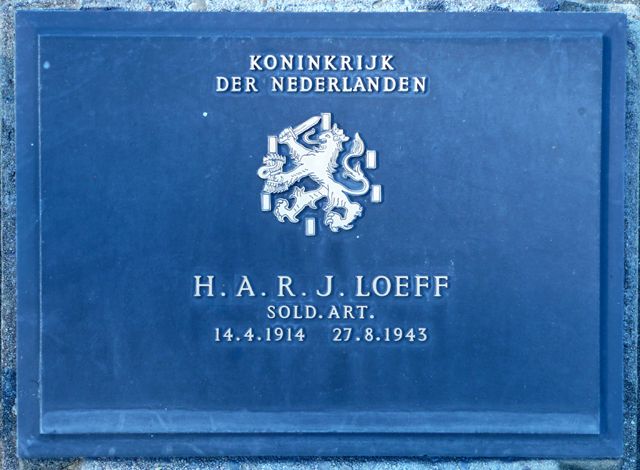 Afbeelding van graf of monument van Henri Adriaan Reinier Johan Loeff