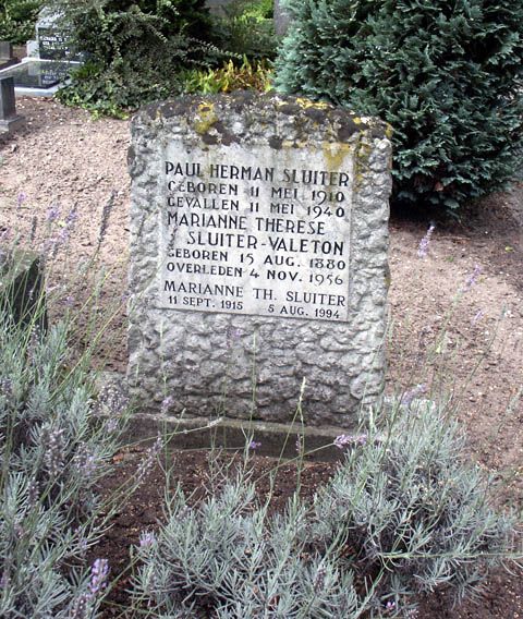 Afbeelding van graf of monument van Paul Herman Sluiter