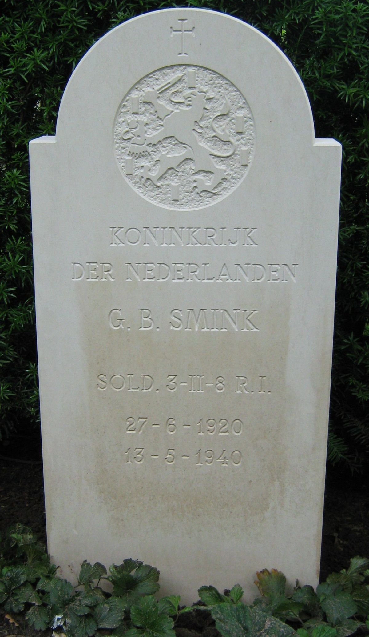 Afbeelding van graf of monument van Gerhardus Bernardus Smink