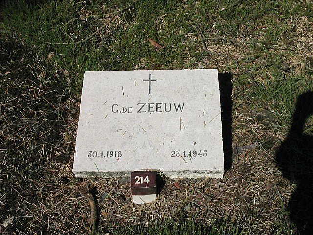 Afbeelding van graf of monument van Cornelis de Zeeuw