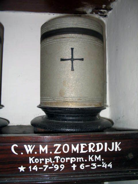 Afbeelding van graf of monument van Cornelis Wilhelmus Maria Zomerdijk