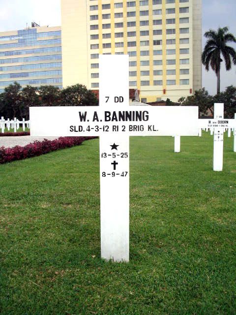 Afbeelding van graf of monument van Wilhelmus Antonius Banning