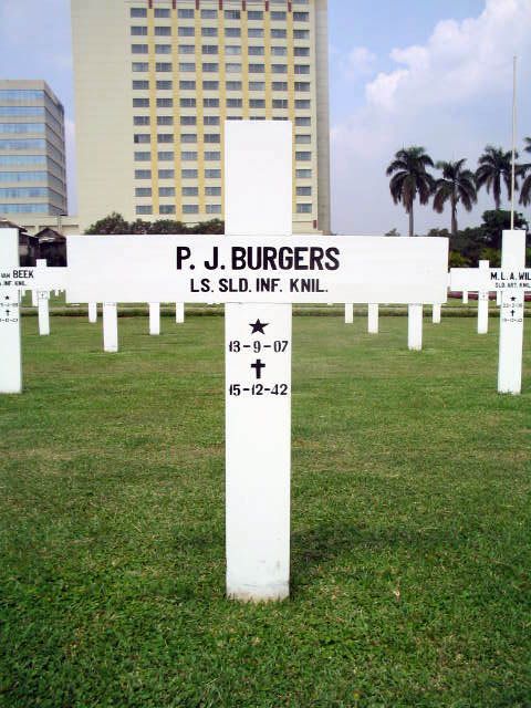 Afbeelding van graf of monument van Petrus Johannes Burgers