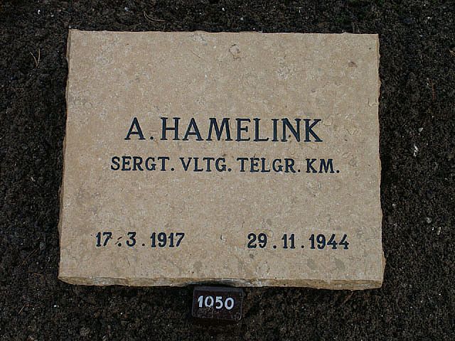 Afbeelding van graf of monument van Adriaan Hamelink