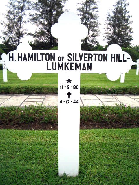 Afbeelding van graf of monument van Hendrika Hamilton of Silverton Hill-Lumkeman
