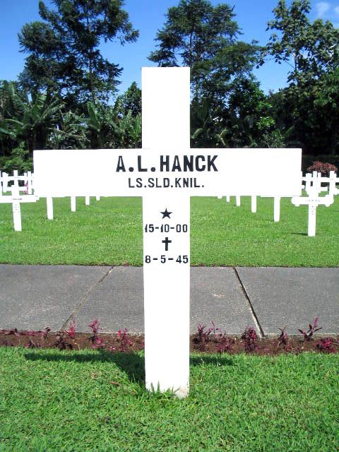Afbeelding van graf of monument van Albert Louis Hanck
