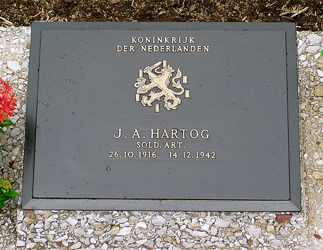 Afbeelding van graf of monument van Johannes Alexander Hartog