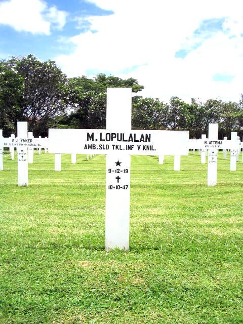 Afbeelding van graf of monument van Marthinus Lopulalan
