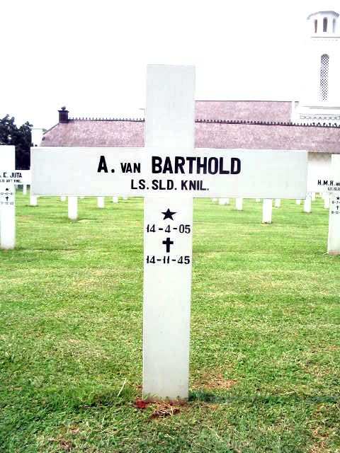 Afbeelding van graf of monument van Arthur van Barthold