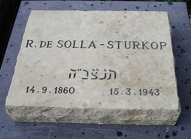 Afbeelding van graf of monument van Rosina de Solla-Sturkop