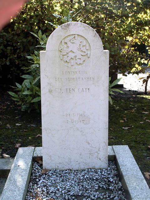 Afbeelding van graf of monument van Jan ten Cate