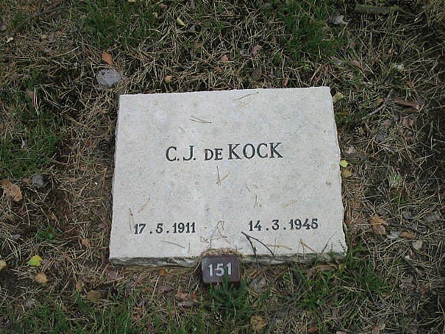 Afbeelding van graf of monument van Cornelis Jan de Kock