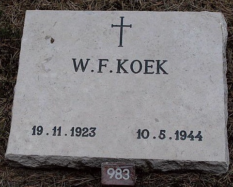 Afbeelding van graf of monument van Willem Floris Koek
