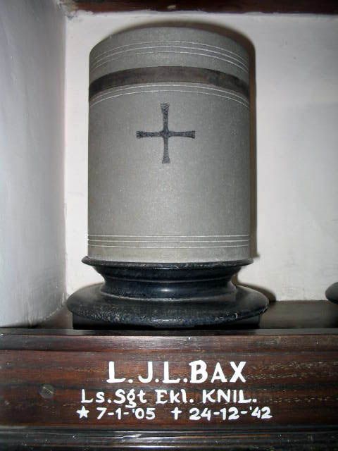 Afbeelding van graf of monument van Lambertus Jean Lodewijk Bax