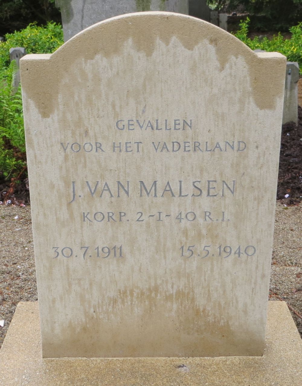 Afbeelding van graf of monument van Johannes van Malsen