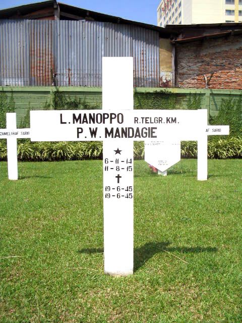 Afbeelding van graf of monument van Petrus Willem Mandagie