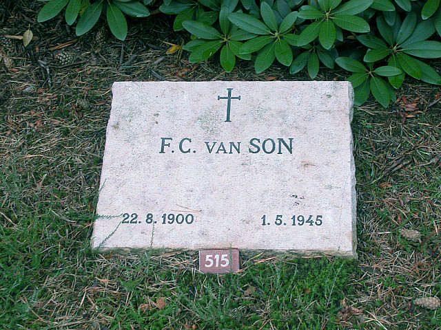 Afbeelding van graf of monument van Franciscus Cornelis van Son