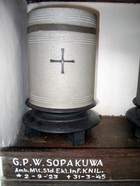Afbeelding van graf of monument van Gustave Paul Wilhelm Sopakuwa