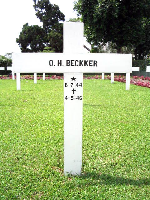 Afbeelding van graf of monument van Otto Hubert Beckker
