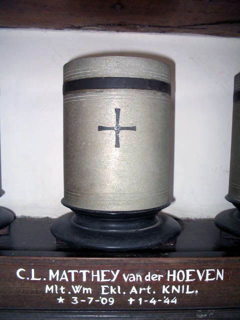 Afbeelding van graf of monument van Carol Ludwig Matthey van der Hoeven