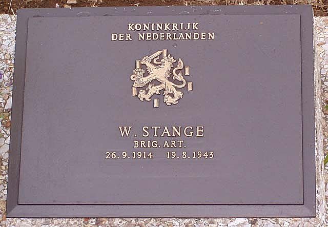 Afbeelding van graf of monument van Willem Stange