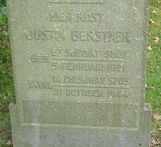 Afbeelding van graf of monument van Justin Gerstner