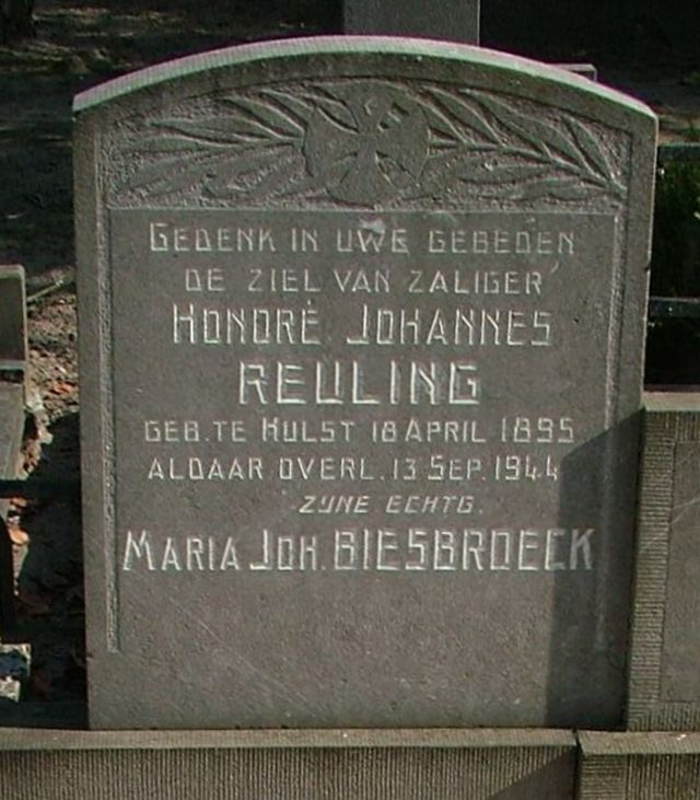 Afbeelding van graf of monument van Honoré Johannes Reuling