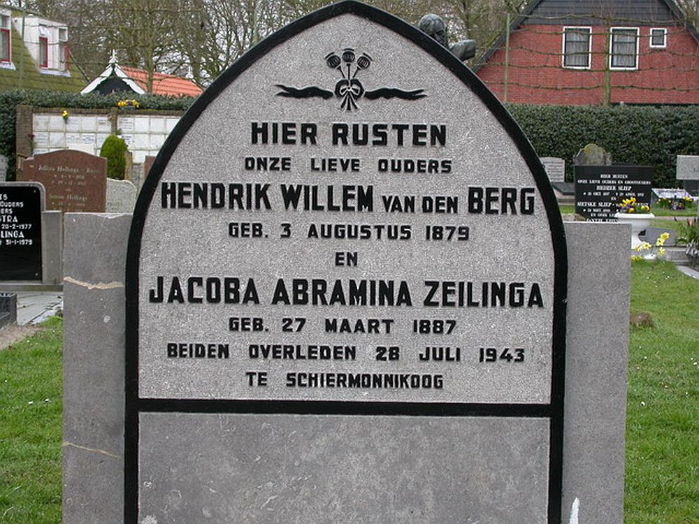 Afbeelding van graf of monument van Hendrik Willem van den Berg
