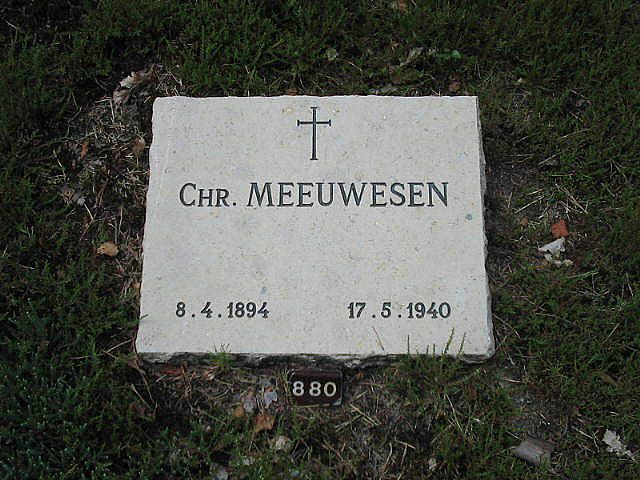 Afbeelding van graf of monument van Christiaan Meeuwesen