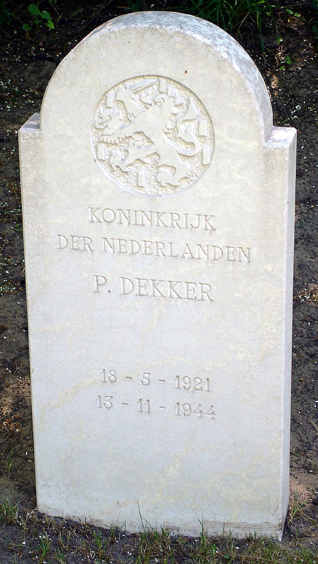 Afbeelding van graf of monument van Pieter Dekker