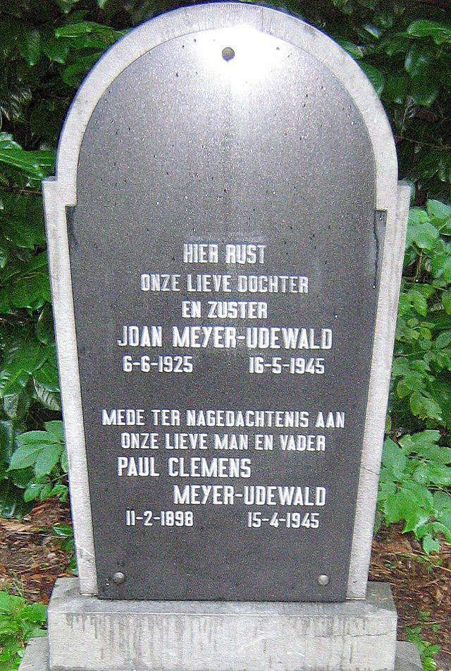 Afbeelding van graf of monument van Joan Anna Meyer Udewald